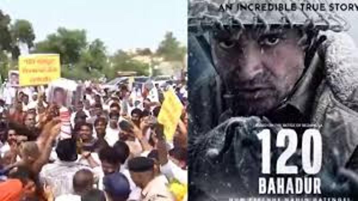 Yadav Protest Hits Farhan's 120 Bahadur in 2025