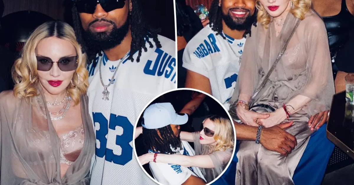 Madonna stuns in sheer outfit at Akeem Morris birthday celebration