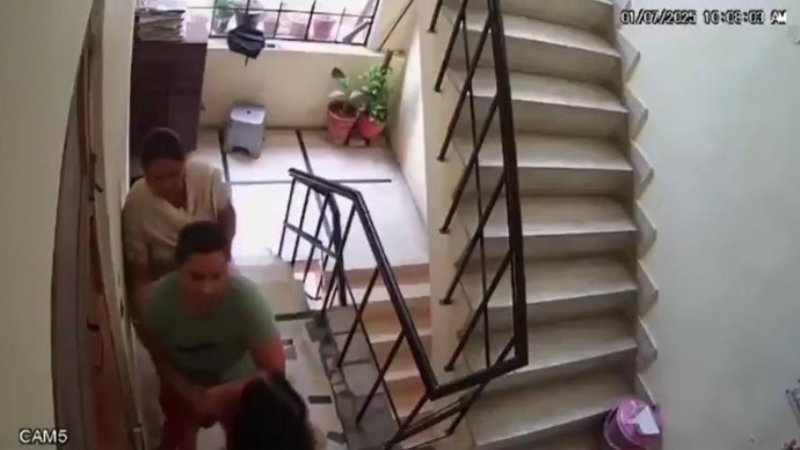 Ghaziabad Techie Assaults In-Laws, CCTV Video Sparks Outrage